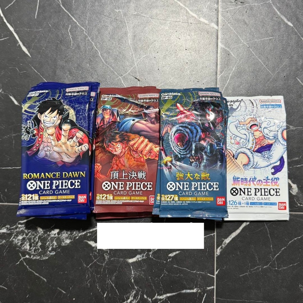 op01-op09 Chính Hãng Nhật Gói 6 thẻ one piece card game pack Awakening of the New Era romance dawn
