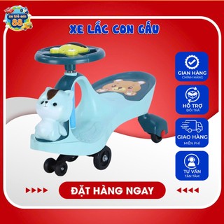  Xe lắc chòi chân hình CON KHỦNG LONG - CON MÈO đủ màu cho bé yêu - Tải trọng lên tới 30kg 