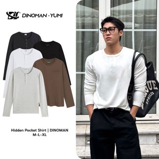  Áo Thun Dài Tay Thu Đông Dinoman x Yumi Cotton 100% Co Giãn 2 Chiều Mềm Mịn Giữ Nhiệt Tốt AP06 