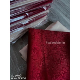 [ VẢI ÁO DÀI ] GẤM LỤA HOA GIÓ LOẠI 1.