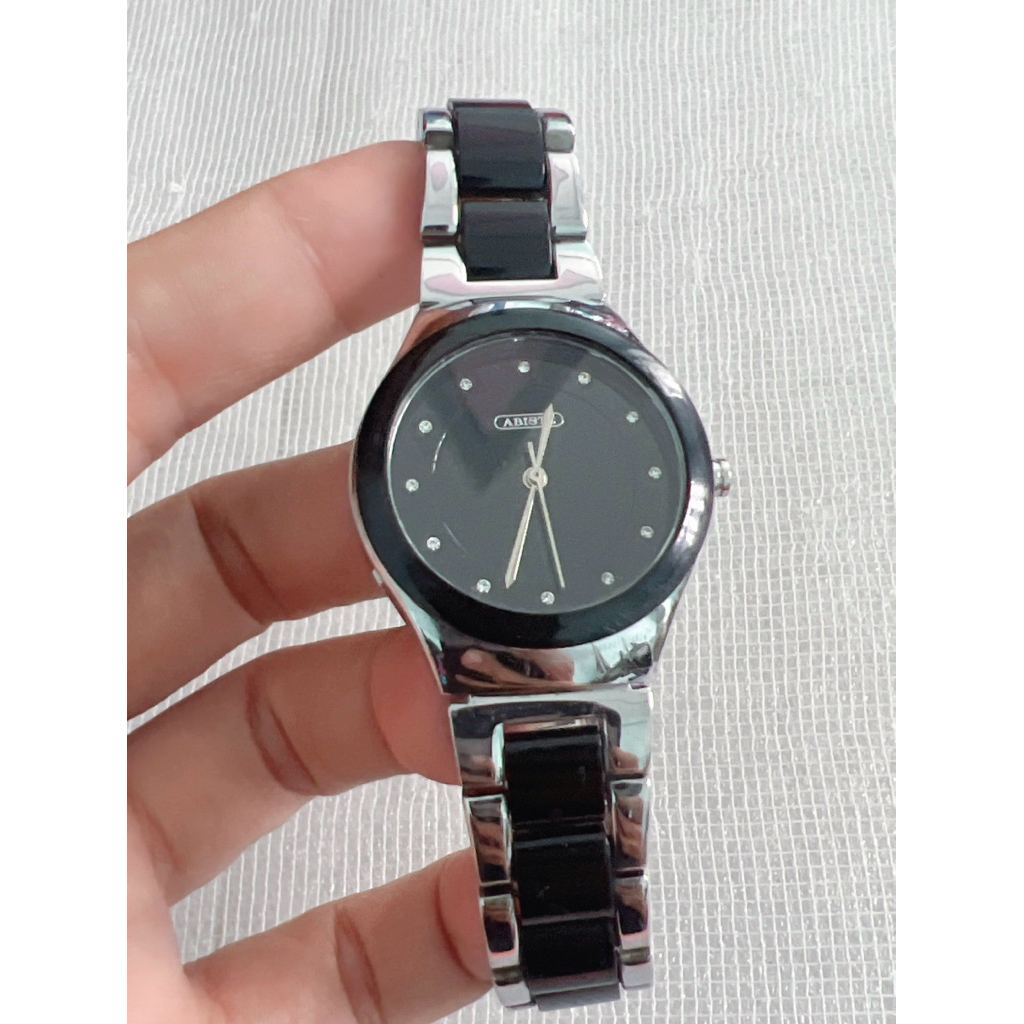 Đồng hồ nữ hiệu máy pin 2hand - Abiste - size mặt 31mm, size tay ~ 19cm
