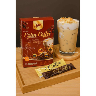 [COMBO 2 HỘP] CÀ PHÊ HOÀ TAN EZIM / 2HỘP 30 GÓI TIỆN LỢI kèm chai pha 100ml