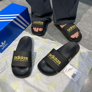 [CHÍNH HÃNG] DÉP ADIDAS LITE - BIG LOGO "MÀU ĐEN" - *BLACK* - CODE: GZ3779