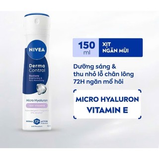 Xịt Nivea Ngăn Mùi Nữ 150ml