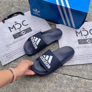 [CHÍNH HÃNG] DÉP ADIDAS LITE - BIG LOGO "MÀU ĐEN" - *BLACK* - CODE: GZ3779