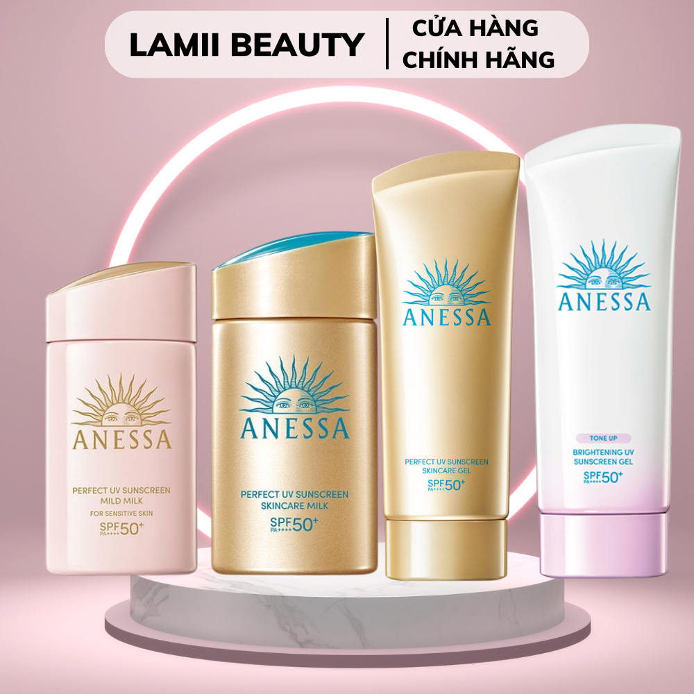 Kem chống nắng Anessa Perfect UV Mild Milk SPF 50+ PA++++ - LAMII BEAUTY