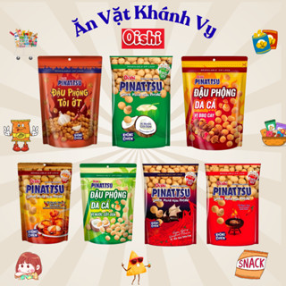  COMBO Snack Nhân Đậu Phộng Pinattsu Oishi gói 80g - HÀNG CHÍNH HÃNG 