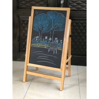 Bảng Flipchart Trẻ Em  2 mặt mini 40x60 cm , viết phấn, viết bút, hit nam châm mạnh , Kèm quà tặng