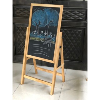Bảng Flipchart Trẻ Em  2 mặt mini 40x60 cm , viết phấn, viết bút, hit nam châm mạnh , Kèm quà tặng