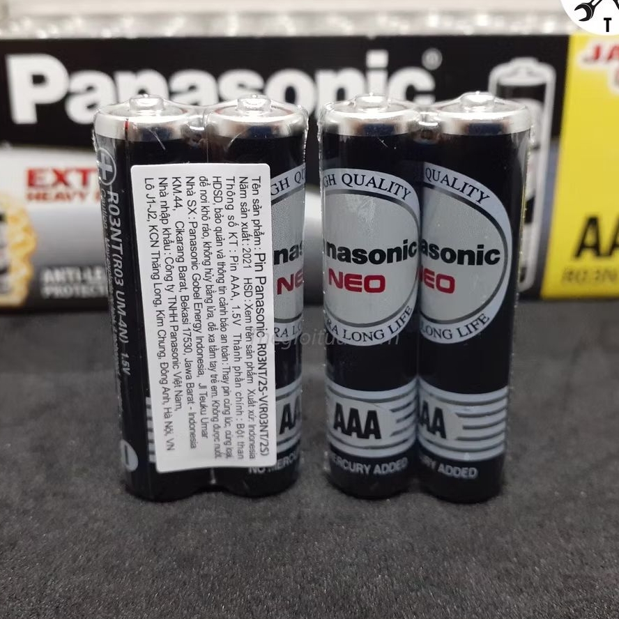 Pin đũa AAA R03 Panasonic Neo Carbon R03NT/2S
