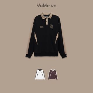  Áo Sweater Nam Có Cổ Cotton Phối Màu The No Style 181 23404|YaMe| 
