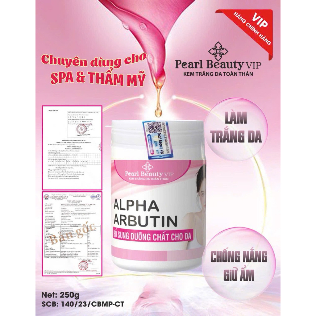 Kem Kích Trắng Alpha Arbutin Làm Trắng Da Chống Nắng Dưỡng Ẩm