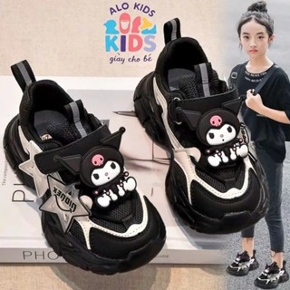  Giày thể thao cho bé gái từ 3 đến 12 tuổi – giày sneaker mềm nhẹ đế chống trượt kuromi dễ thương bé gái. C39 