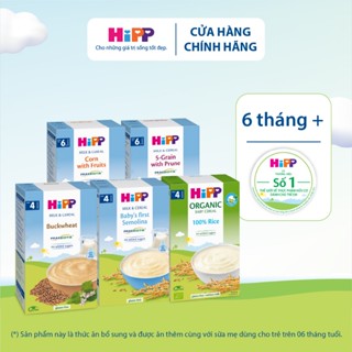 [KOL] Bột ăn dặm HiPP đủ vị