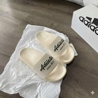 [CHÍNH HÃNG] DÉP ADIDAS LITE - BIG LOGO "MÀU ĐEN" - *BLACK* - CODE: GZ3779