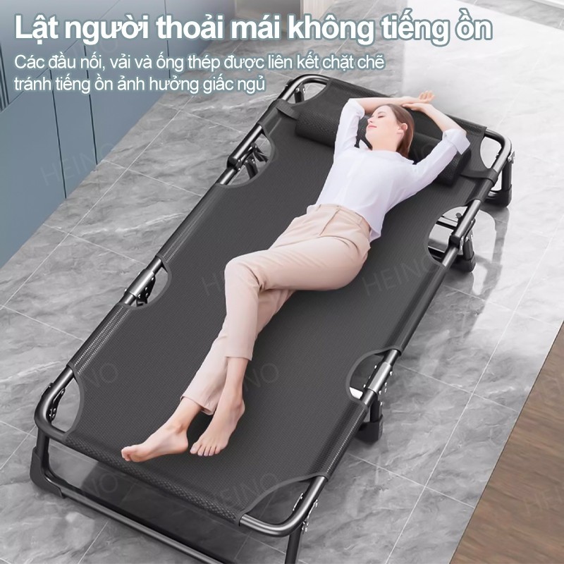 HEINO Giường Ngủ Gấp Gọn Giường Xếp Văn Phòng Khung Thép Chất Lượng Cao Tiện Dụng Cho Văn Phòng | BigBuy360 - bigbuy360.vn