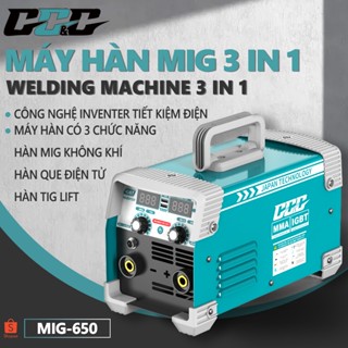   TẶNG BỘ PHỤ KIỆN  MÁY HÀN ĐIỆN TỬ 3 CHỨC NĂNG MIG TIG MMA MIG650 CHÍNH HÃNG |BẢO HÀNH 2 NĂM. HÀN SẮT INOX HÀN ĐIỆN TỬ 
