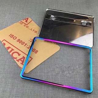 Bộ Khung Biển Số + Ốp Viền Biển 7 Màu Titan Cực Đẹp Chống Nước, bền bỉ (đồ chơi) tkpkxdtd