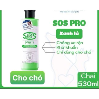 Sữa tắm Sos cho chó mèo, sữa tắm sos khô , sos pro SHOP CHÓ MÈO