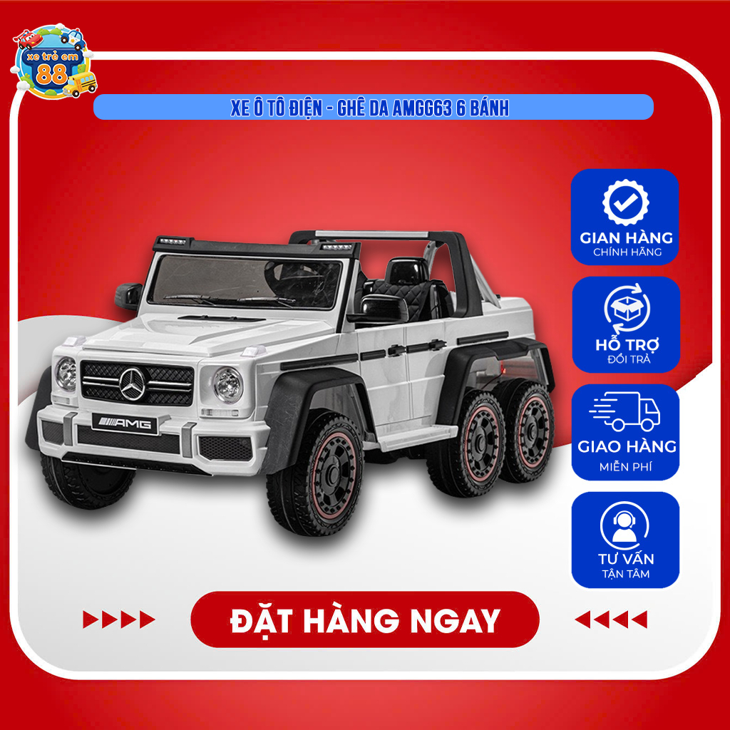 Xe Ô Tô Điện Trẻ Em G63 - 6 Bánh