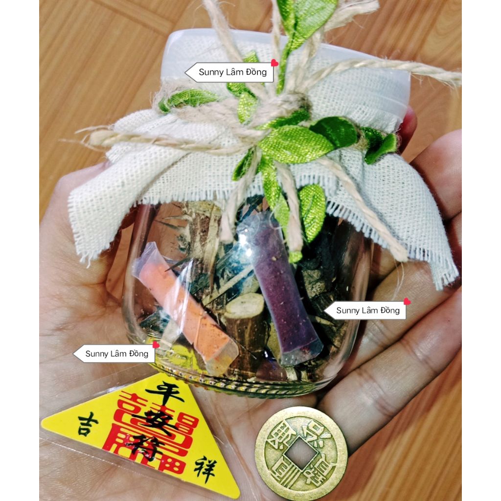 Lọ 7 loại gai, 9 loại gai trừ tà/ tắm xông xả xui/ Bột Phong thủy