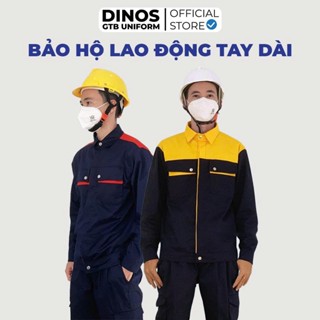   LẺ  Quần Áo Bảo Hộ Lao Động DINOS Kaki Dày Dặn Thiết Kế Chuẩn Cho Kỹ Sư Công Nhân Công Trình 