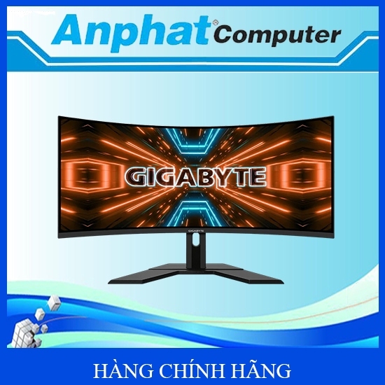 Màn hình LCD Gigabyte G34WQC A (34 inch VA/ 3440 x 1440/ 350 cd/m2/ 1ms/ 144Hz) - Hàng Chính Hãng