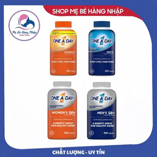  Vitamin Tổng Hợp One A Day Dành Cho Nam Nữ Giới trên Dưới 50 Tuổi _300 Viên-Hàng Mỹ chính hãng 