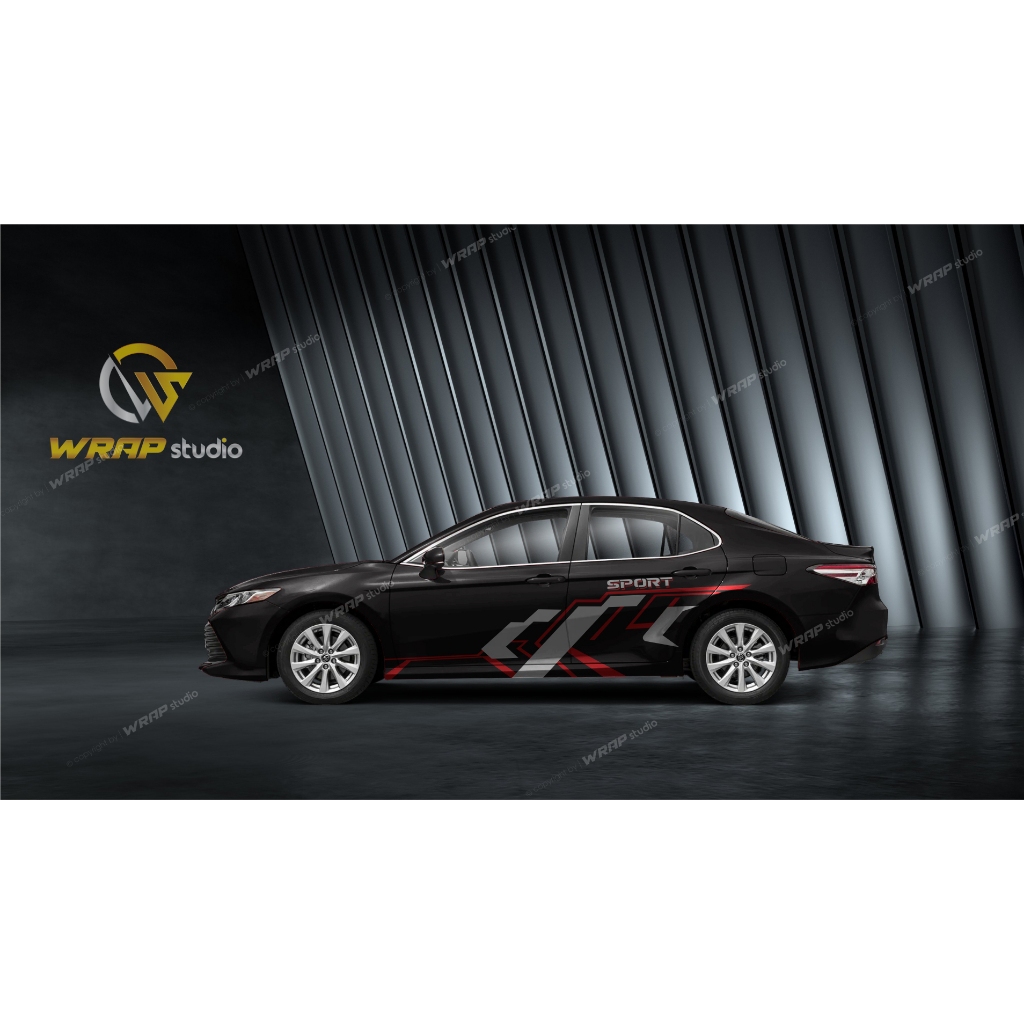 TEM XE T0 YÒ TÂ CAMRY - TEM DÁN SƯỜN Ô TÔ THIẾT KẾ