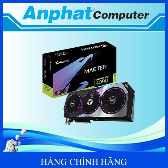Card màn hình VGA Gigabyte AORUS GeForce RTX 4090 MASTER 24G (GV-N4090AORUS M-24GD) - Hàng Chính Hãn