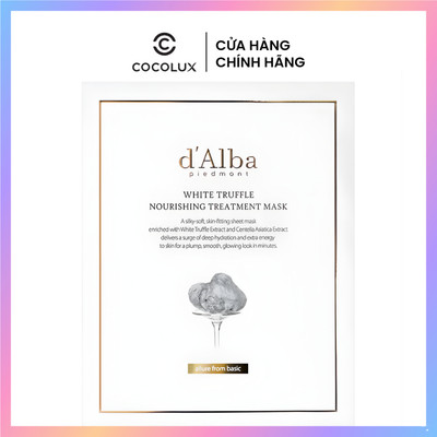 Mặt Nạ D'alba White Truffle Nourishing Treatment Mask Cấp Ẩm Và Làm Dịu Da