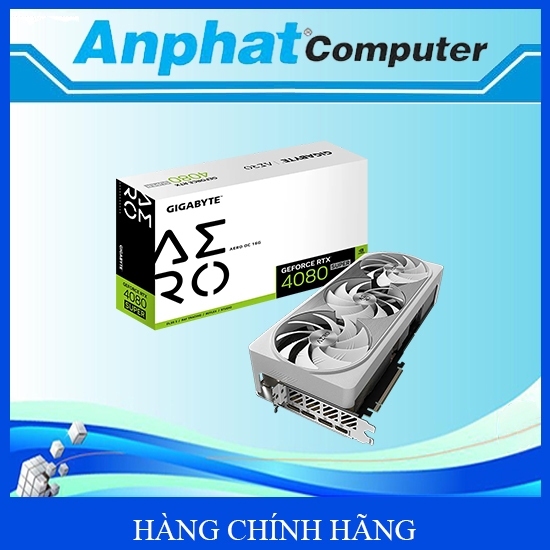 Card màn hình VGA Gigabyte GeForce RTX 4080 SUPER AERO OC 16G (N408SAero OC-16GD) - Hàng Chính Hãng