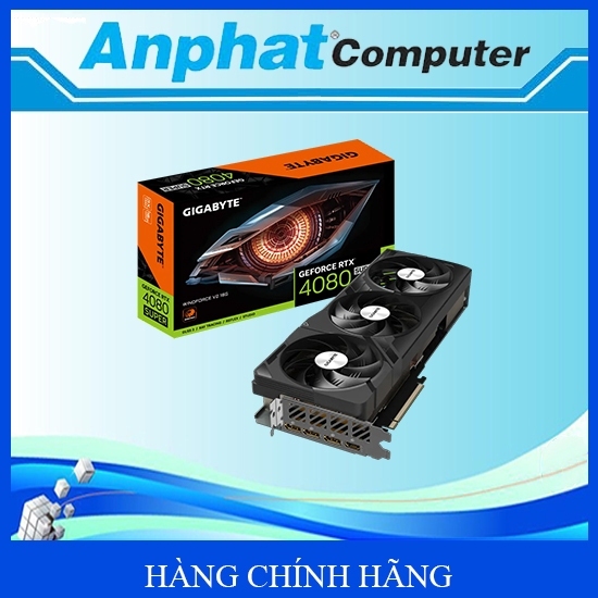 Card màn hình VGA Gigabyte GeForce RTX 4080 SUPER WINDFORCE V2 16GB GDDR6X (N408SWF3V2-16GD) - Hàng 