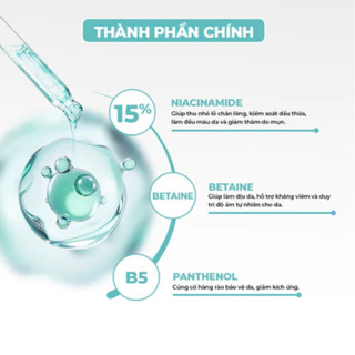 Serum Mờ Thâm và Kiềm Dầu Balance Active Formula Niacinamide 15% Blemish Recovery 30ml