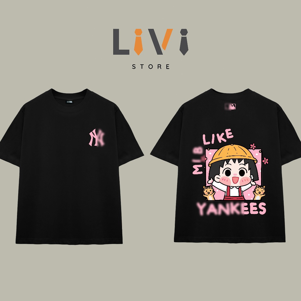 Áo thun NY MB154 form rộng nam nữ – LiVi Store