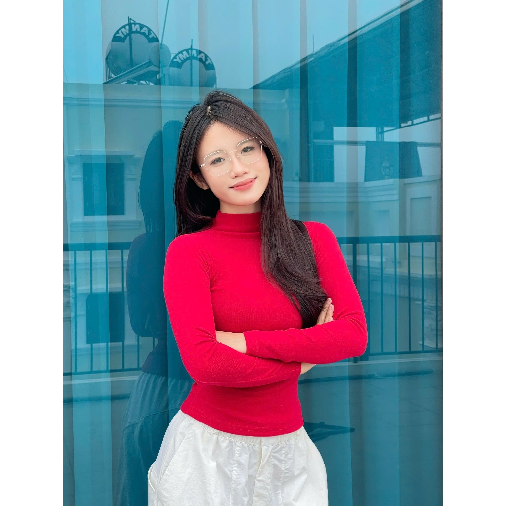  Áo giữ nhiệt nữ lông thỏ cao cấp cổ 3P co dãn 4 chiều ấm áp đủ size từ S - 3XL mã N148 Nữ Women Top 