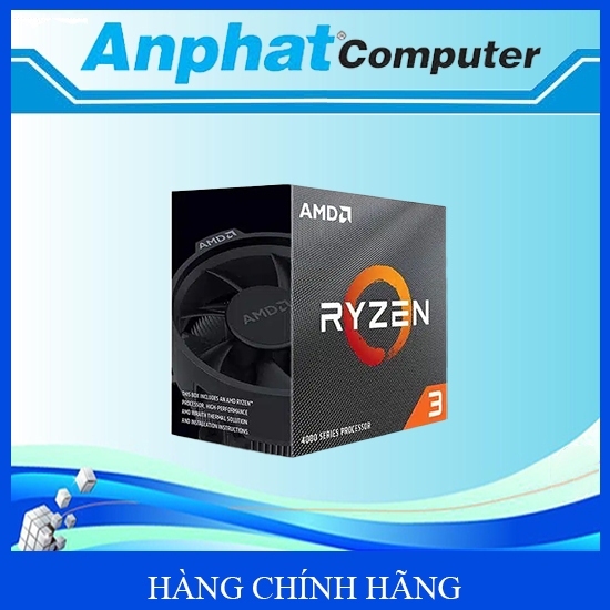 Bộ vi xử lý CPU AMD Ryzen 3 4300G (3.8GHz Boost 4.0GHz / 4 nhân 8 luồng / 6MB / AM4) – Hàng Chính Hã