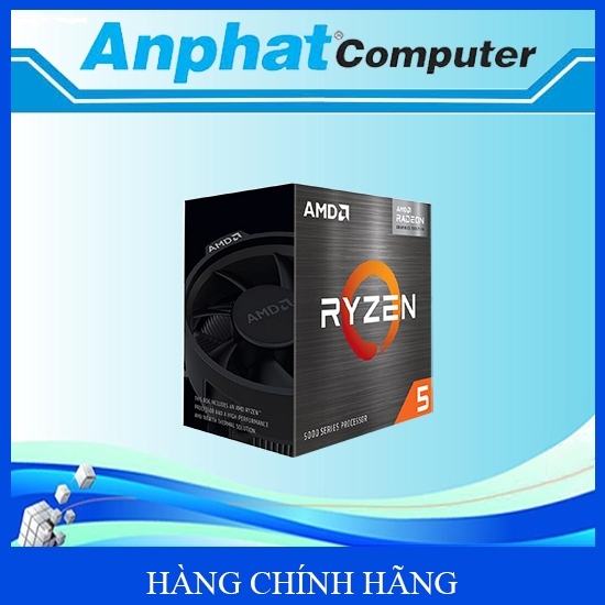 Bộ vi xử lý CPU AMD Ryzen 5 5600G (3.9GHz Upto 4.4GHz / 19MB / 6 Cores, 12 Threads / 65W / Socket AM