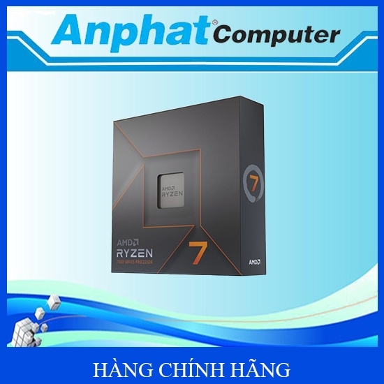 Bộ vi xử lý CPU AMD Ryzen 7 7700X ( 4.5GHz Boost 5.4GHz / 8 nhân 16 luồng / 40MB / AM5) – Hàng Chính