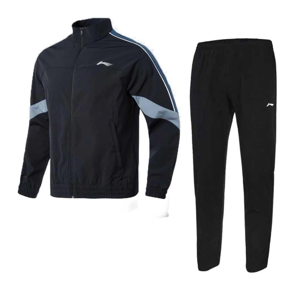 bộ gió nam lining gồm 1 áo phối tay và 1 quần xuông vừa