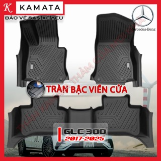  Thảm lót sàn ô tô Mercedes GLC300 2016-2022 đúc nguyên khối  chất liệu TPV  cao cấp mới nhất KAMATA 