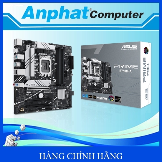 Bo mạch chủ Main ASUS PRIME B760M-A Socket LGA 1700 - Hàng Chính Hãng