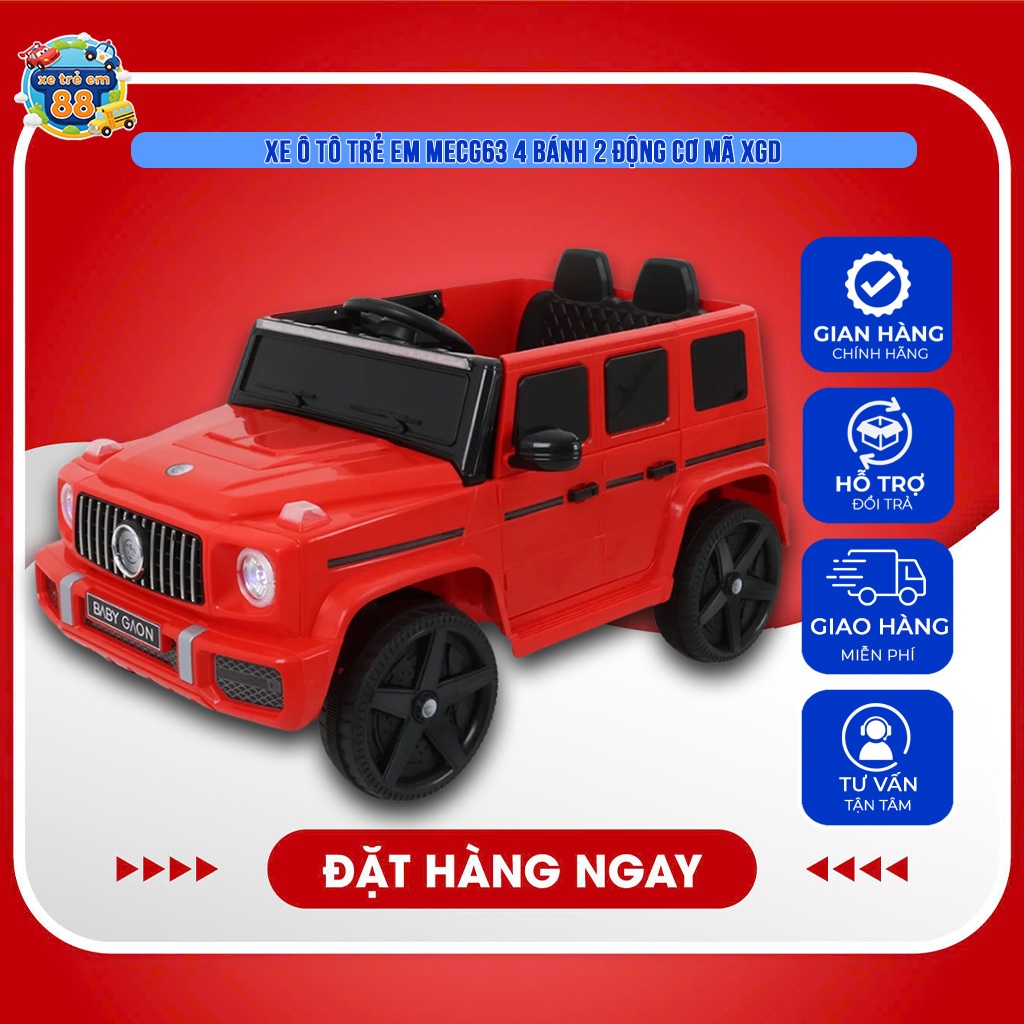 Xe Ô Tô Điện Trẻ Em G.6.3-4 BÁNH