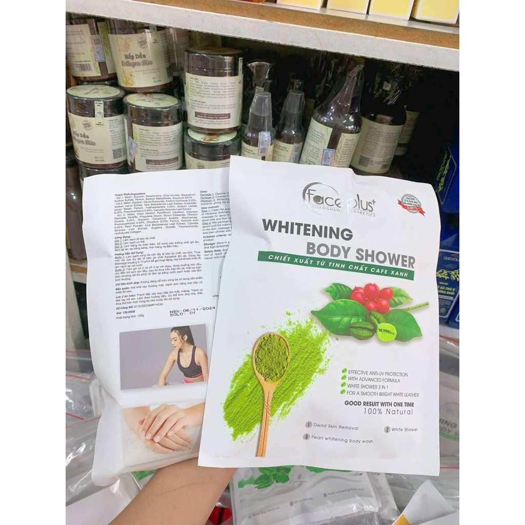 Kem Tắm Trắng Faceplus Trắng Da Body Toàn Thân