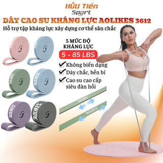 Dây Kháng Lực Đàn Hồi Đa Năng Hỗ Trợ Tập Luyện Tập Gym Cao Su Power Band Aolikes Chính Hãng AL3612