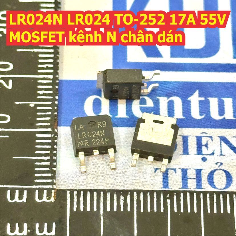 10 con FR024N FR024 LR024N LR024 TO-252 17A 55V MOSFET kênh N chân dán kde2089