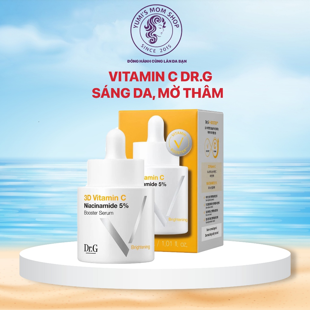 Dr.G Tinh Chất 3D Vitamin C Niacinamide 5% Booster Serum 30ml