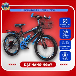  Xe Đạp Thể Thao Địa Hình Trẻ Em 6-15 tuổi Size 20 22 24 Inch - Gác Đề Ba Ga Kèm Giỏ Đồ Bình Nước 