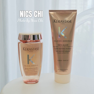 Dầu gội/Dầu xả KERAS dành cho tóc xơ rối GLOSS ABSOLU INSTA GLAZE