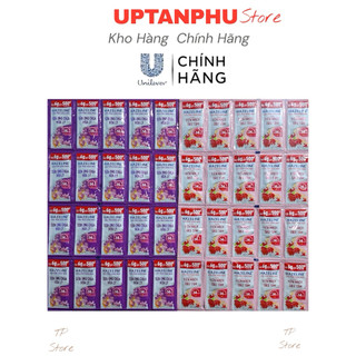  ComBo 6 dây 72 gói  Sữa Tắm Hazeline Dưỡng Ẩm Sáng Da gói 6g 